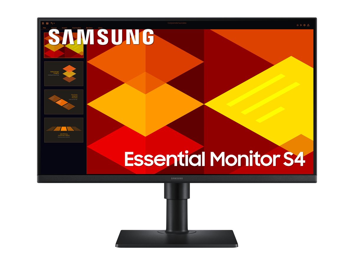Samsung S24D406GAU - S40GD Series - LED-Monitor - - 1920 x 1080 Full HD (1080p) @ 100 Hz - IPS - 250 cd/m² - 1000:1 - 5 ms - 2xHDMI - DisplayPort - Lautsprecher - Schwarz