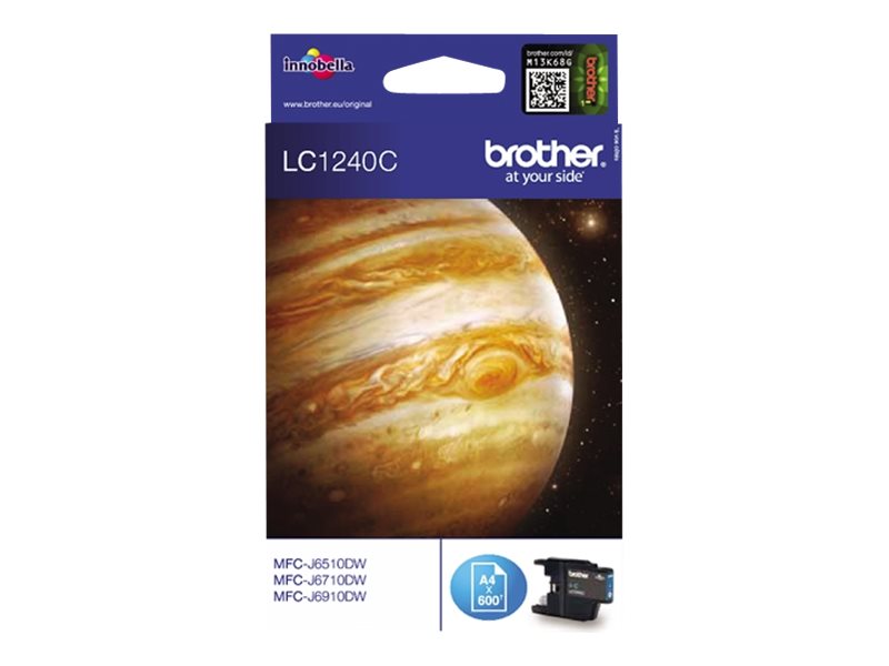 Brother LC1240C - Cyan - Original - Tintenpatrone - für Brother DCP-J525 - J725 - J925 - MFC-J430 - J5910 - J625 - J6510 - J6710 - J6910 - J825 Brother LC1240C - Cyan - Original - Tintenpatrone - für Brother DCP-J525 - J725 - J925 - MFC-J430 - J5910 - J625 - J6510 - J6710 - J6910 - J825