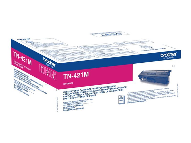 Brother TN421M - Magenta - Original - Tonerpatrone - für Brother DCP-L8410 - HL-L8260 - HL-L8360 - MFC-L8690 - MFC-L8900 Brother TN421M - Magenta - Original - Tonerpatrone - für Brother DCP-L8410 - HL-L8260 - HL-L8360 - MFC-L8690 - MFC-L8900