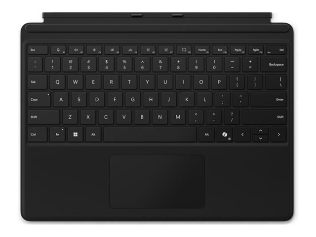 Microsoft Surface Pro Keyboard Tastatur mit Trackpad Surface Pen 2 Ladeschale - QWERTZ - Deutsch/Österreichisch - Schwarz - für Surface Pro 10 - Pro 11 - Pro 8 - Pro 9 - Pro Copilot+ PC - Pro Copilot+ PC for Business