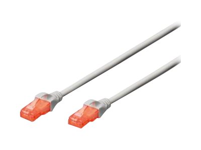 Digitus CAT 6 U/UTP Patchkabel - LSZH - bis RJ-45 (M) - 30 m - UTP - CAT 6e - geschirmt - halogenfrei - geformt - ohne Haken - Grau