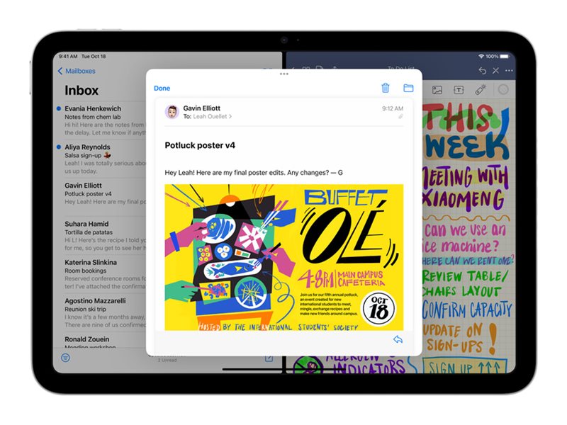 Apple iPad Wi-Fi + Cellular 64GB - Silver - IPS (2360 x 1640) - 3G - 4G - 5G - Silber