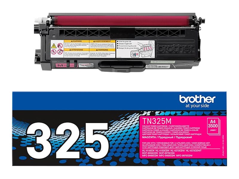 Brother TN325m - Magenta - Original - Tonerpatrone - für Brother DCP-9055 - DCP-9270 - HL-4140 - HL-4150 - HL-4570 - MFC-9460 - MFC-9465 - MFC-9970 Brother TN325m - Magenta - Original - Tonerpatrone - für Brother DCP-9055 - DCP-9270 - HL-4140 - HL-4150 - HL-4570 - MFC-9460 - MFC-9465 - MFC-9970