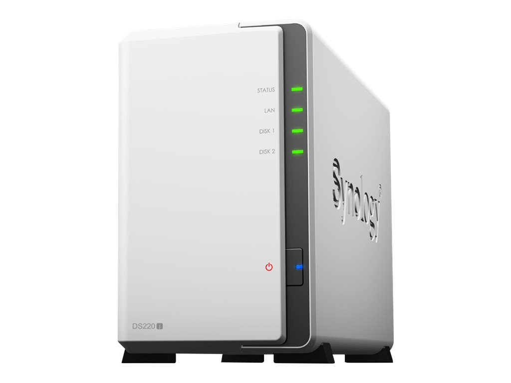 Synology Disk Station DS220j - NAS-Server - 2 Schächte - SATA 6Gb/s - RAID RAID 0 - 1 - JBOD - RAM 512 MB - Gigabit Ethernet - iSCSI Support Synology Disk Station DS220j - NAS-Server - 2 Schächte - SATA 6Gb/s - RAID RAID 0 - 1 - JBOD - RAM 512 MB - Gigabit Ethernet - iSCSI Support