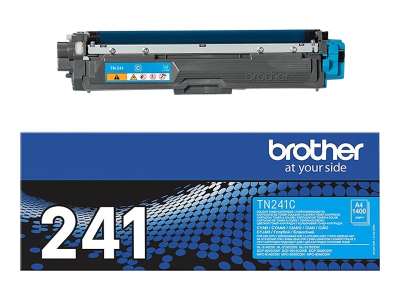 Brother TN241C - Cyan - Original - Tonerpatrone - für Brother DCP-9015 - DCP-9020 - HL-3140 - HL-3150 - HL-3170 - MFC-9140 - MFC-9330 - MFC-9340 Brother TN241C - Cyan - Original - Tonerpatrone - für Brother DCP-9015 - DCP-9020 - HL-3140 - HL-3150 - HL-3170 - MFC-9140 - MFC-9330 - MFC-9340