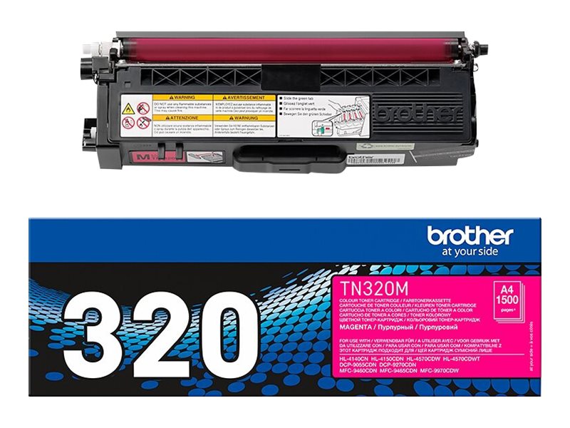 Brother TN320M - Magenta - Original - Tonerpatrone - für Brother DCP-9055 - DCP-9270 - HL-4140 - HL-4150 - HL-4570 - MFC-9460 - MFC-9465 - MFC-9970