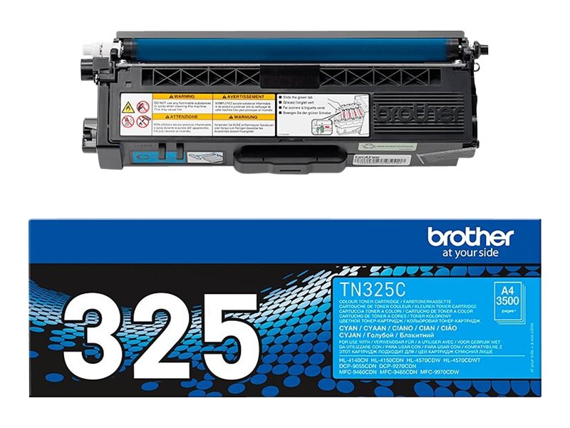 Brother TN325C - Cyan - Original - Tonerpatrone - für Brother DCP-9055 - DCP-9270 - HL-4140 - HL-4150 - HL-4570 - MFC-9460 - MFC-9465 - MFC-9970