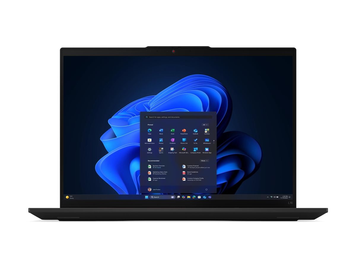 Lenovo ThinkPad L16 Gen 2 21SC 40.6 cm (16") Ryzen 7 Pro 250 Radeon 780M 32 GB RAM 1 TB Win 11 Pro Lenovo ThinkPad L16 Gen 2 21SC 40.6 cm (16") Ryzen 7 Pro 250 Radeon 780M 32 GB RAM 1 TB Win 11 Pro