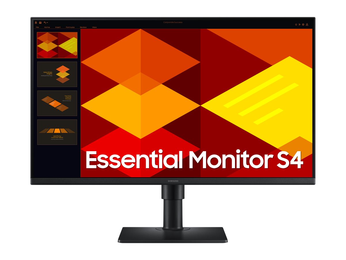 Samsung S27D406GAU - S40GD Series - LED-Monitor - - 1920 x 1080 Full HD (1080p) @ 100 Hz - IPS - 250 cd/m² - 1000:1 - 5 ms - 2xHDMI - DisplayPort - Lautsprecher - Schwarz