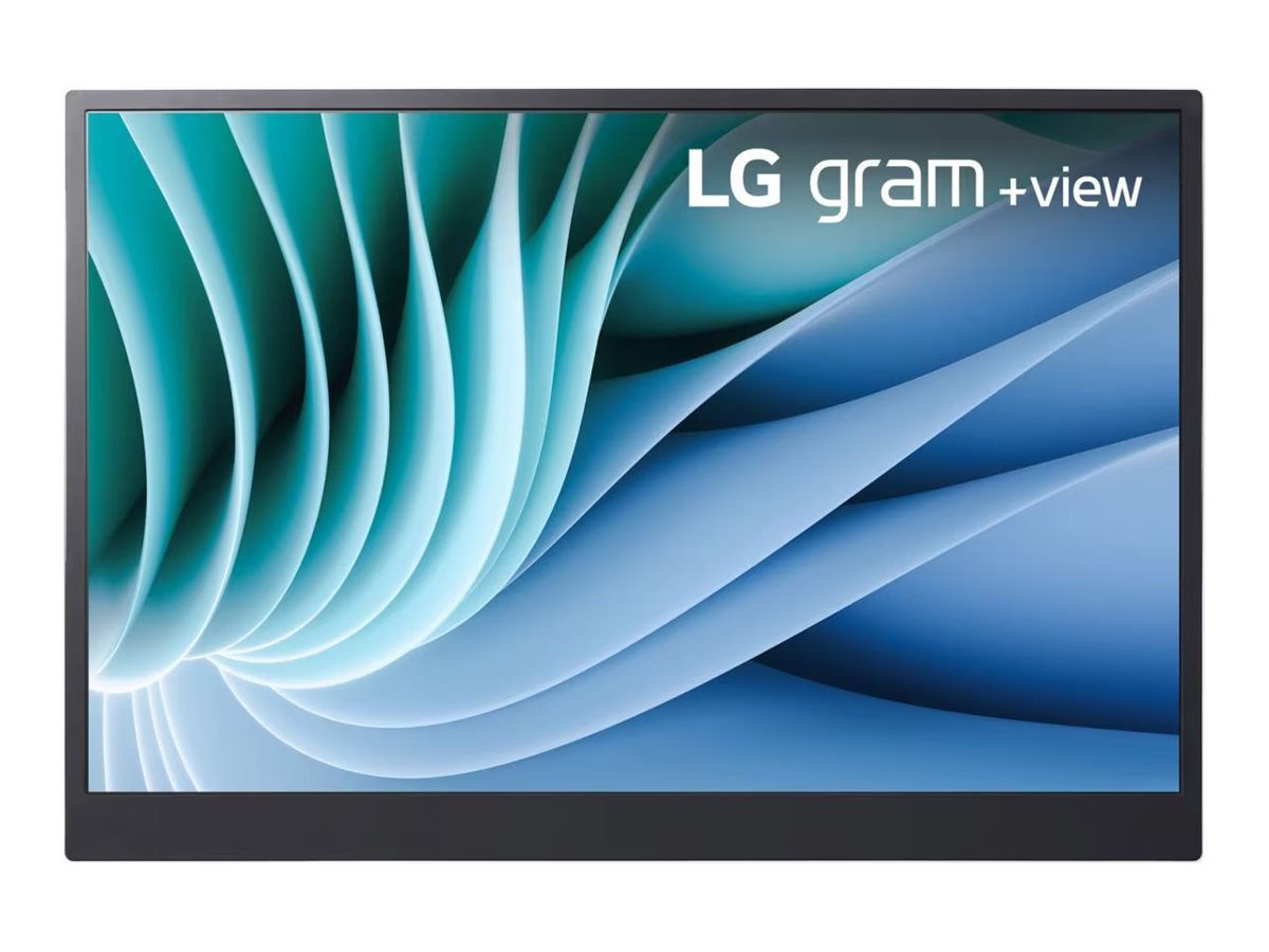 LG gram +view 16MR70 - LED-Monitor - 41.6 cm (16") - tragbar - 2560 x 1600 WQXGA - IPS - 350 cd/m² - 1200:1 - 2xUSB-C - Silber