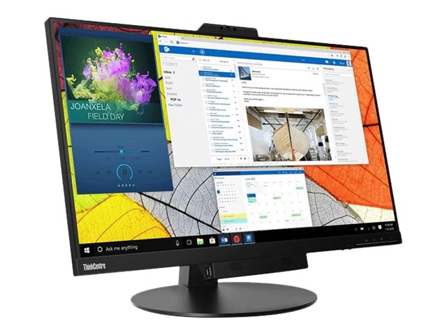 Lenovo ThinkCentre Tiny-in-One 27 - LED-Monitor - 68.58 cm (27") - 2560 x 1440 - IPS - 350 cd/m² - 1000:1 - 4 ms - HDMI - DisplayPort - Lautsprecher - Schwarz