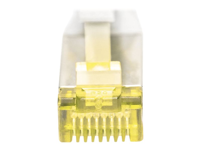 DIGITUS CAT 6A S/FTP Patchkabel - 30 m - SFTP - CAT 6a - halogenfrei - ohne Haken - geformt - Grau DIGITUS CAT 6A S/FTP Patchkabel - 30 m - SFTP - CAT 6a - halogenfrei - ohne Haken - geformt - Grau