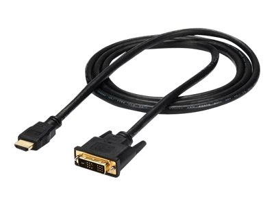 HDMI -> DVI-D Kabel 1,8m St/St - Black - 19 Pin HDMI Male to DVI-D Male Cable Adapter - Digital Monitor Cable - M/M - Single Link - DVI to HDMI Cord (HDMIDVIMM6) - Adapterkabel - HDMI männlich zu DVI-D männlich - 1.83 m - Schwarz - für P/N: DK31C3HDPD -…