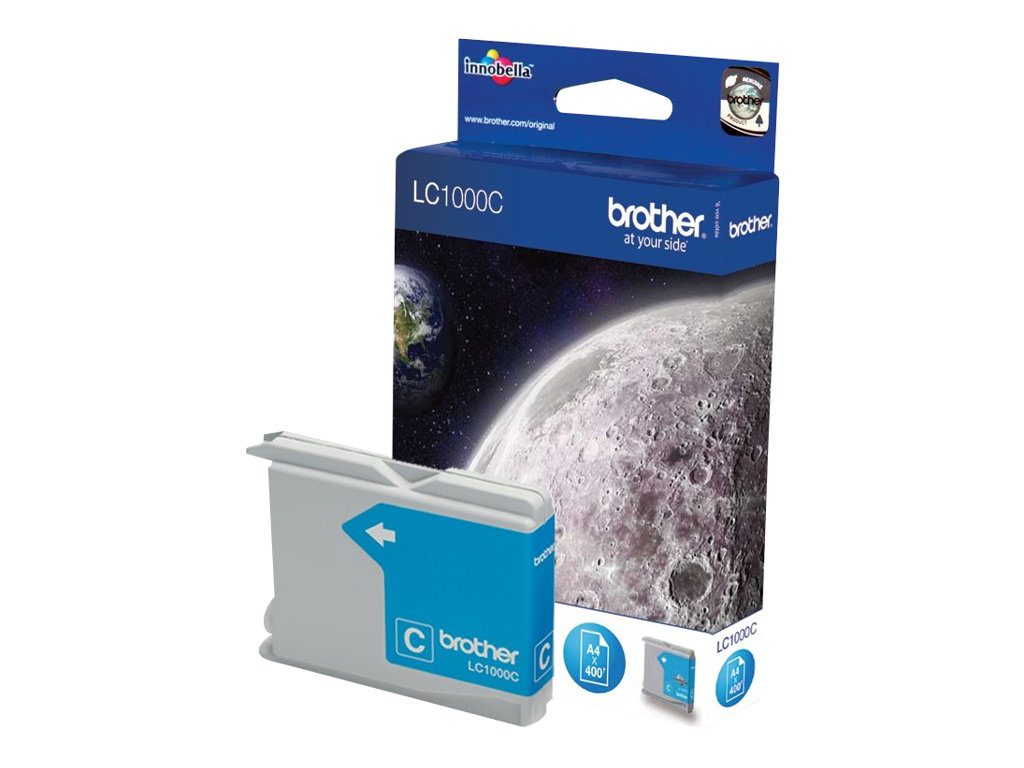 Brother LC1000C - Cyan - Original - Tintenpatrone - für Brother DCP-350 - 353 - 357 - 560 - 750 - 770 - MFC-3360 - 465 - 5460 - 5860 - 660 - 680 - 845 - 885 Brother LC1000C - Cyan - Original - Tintenpatrone - für Brother DCP-350 - 353 - 357 - 560 - 750 - 770 - MFC-3360 - 465 - 5460 - 5860 - 660 - 680 - 845 - 885