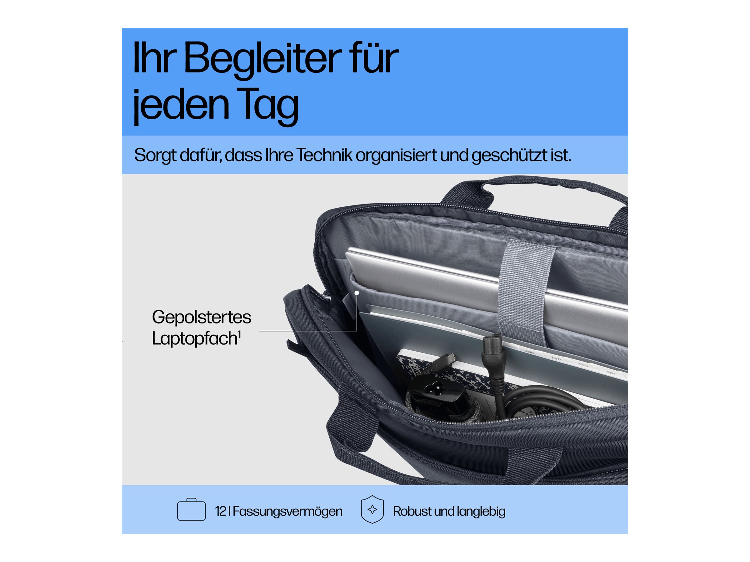 HP Everyday - Notebook-Tasche - 40.9 cm (16.1") - Odyssey Grau - Smart Buy