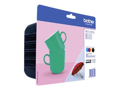 Brother LC227XL/225XL - 4er-Pack - Schwarz, Gelb, Cyan, Magenta - Original - Tintenpatrone - für Brother DCP-J4120DW - MFC-J4420DW - MFC-J4620DW - MFC-J4625DW Brother LC227XL/225XL - 4er-Pack - Schwarz, Gelb, Cyan, Magenta - Original - Tintenpatrone - für Brother DCP-J4120DW - MFC-J4420DW - MFC-J4620DW - MFC-J4625DW