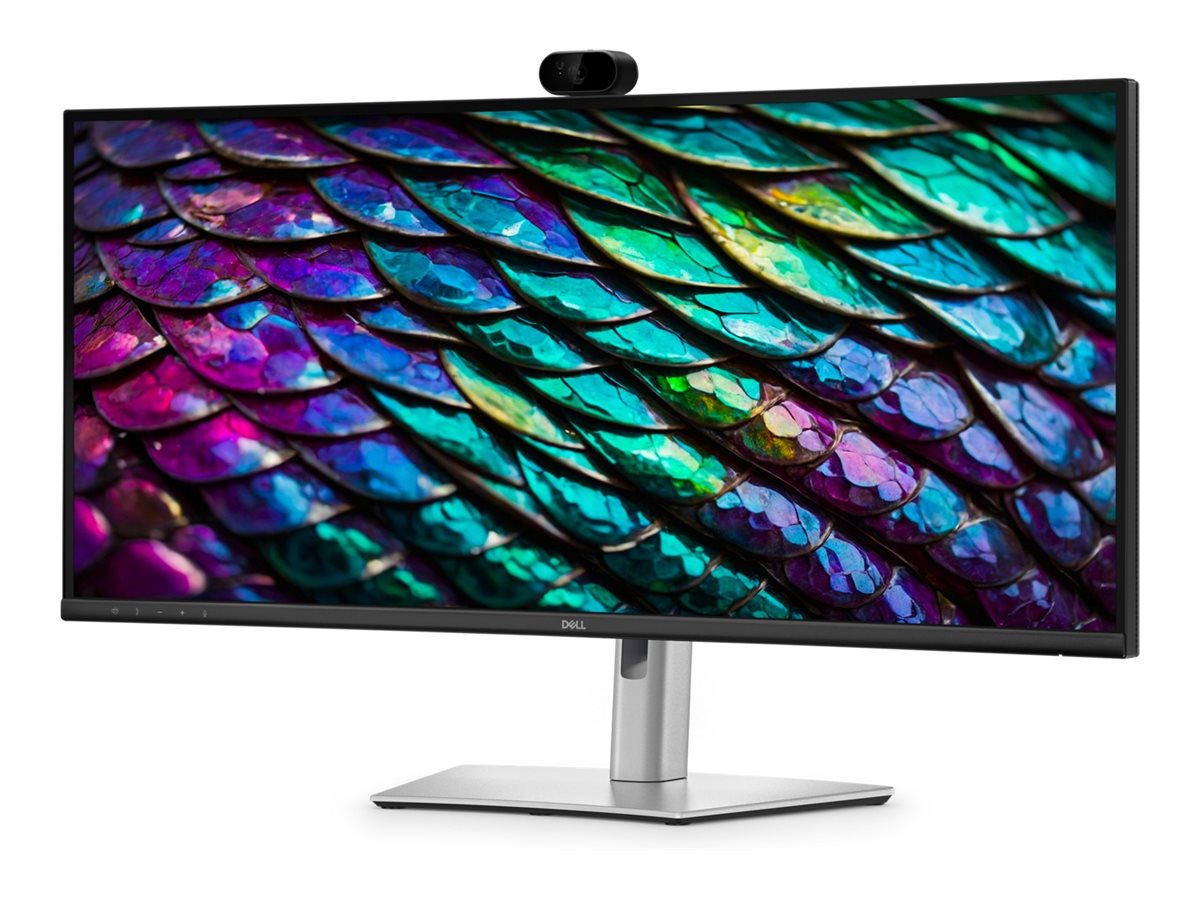 Dell Pro P P3426WEB - LED-Monitor - gebogen - 87 cm (34") - (34.1" sichtbar) - 3440 x 1440 UWQHD @ 100 Hz - IPS - 350 cd/m² - 1500:1 - 5 ms - HDMI - DisplayPort - USB-C - Lautsprecher - Schwarz - BTO - mit 3 Jahre erweiterter Austauschservice und Premium…