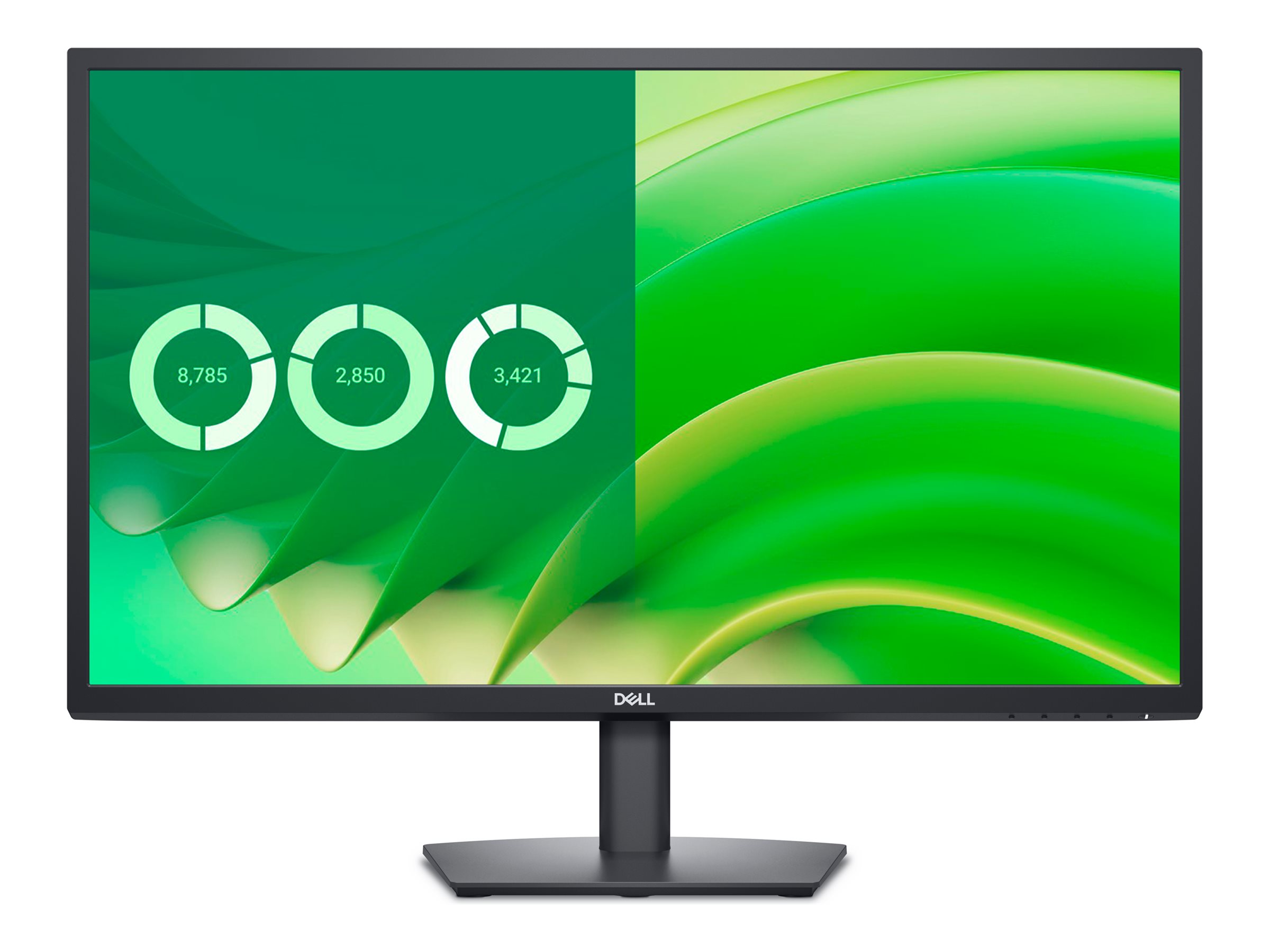 Dell E2725H - LED-Monitor - 68.599 cm (27") - 1920 - @ 75 Hz - VA - 300 cd/m² - 3000:1 - 5 ms - VGA - DisplayPort - BTO - mit 3 Jahre erweiterter Austauschservice und beschränkte Hardware-Garantie