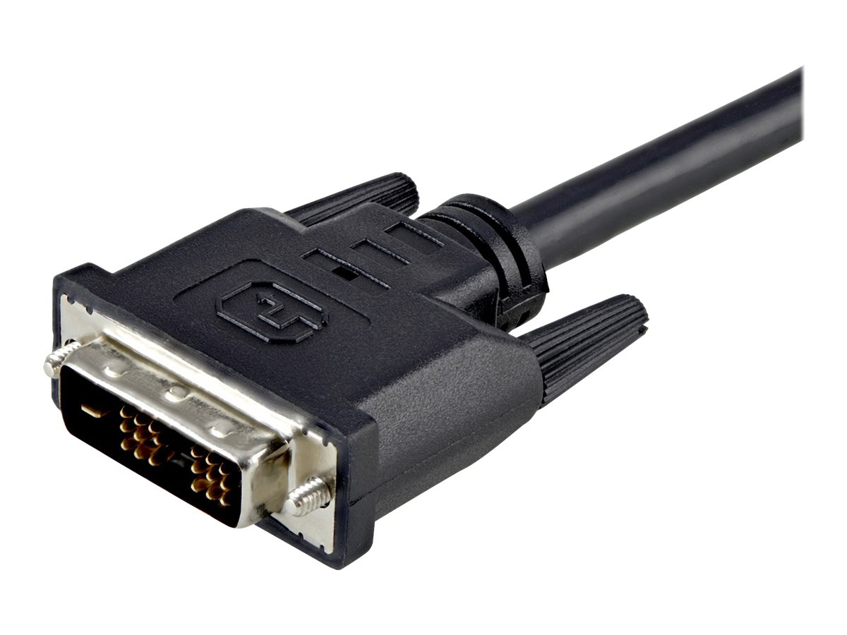 Monitorkabel DVI-D single Link 2,0m St/St - zu DVI-D (M) - 2 m - geformt - Daumenschrauben - Schwarz