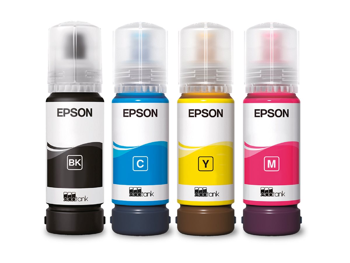 Epson EcoTank 104 - 4er-Pack - Schwarz, Gelb, - original - Nachfülltinte