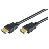 M-CAB High Speed HDMI männlich - HDMI männlich 2 m Schwarz - 2 m - Schwarz - 4K Unterstützung