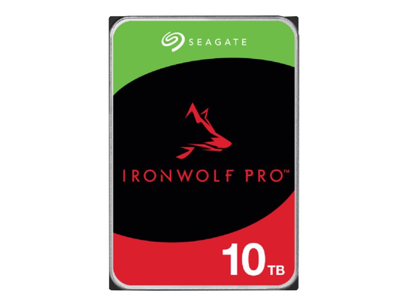 Seagate IronWolf Pro ST10000NT001 - Festplatte - 10 TB - intern - 3.5" (8.9 cm) - SATA 6Gb/s - 7200 rpm - Puffer: 256 MB - mit 3 Jahre Seagate Rescue Datenwiederherstellung (Packung mit 2)
