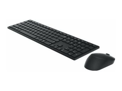 DELL Pro Wireless Keyboard and Mouse - KM5221W,Volle Größe (100%), RF Wireless, QWERTZ, Schwarz, - 2.4 GHz - QWERTZ - Deutsch - Schwarz
