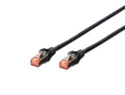 DIGITUS CAT 6 S/FTP Patchkabel - 10 m - SFTP - CAT 6 - halogenfrei - Schwarz DIGITUS CAT 6 S/FTP Patchkabel - 10 m - SFTP - CAT 6 - halogenfrei - Schwarz