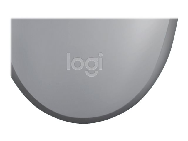 Logitech M110 Silent Maus beidhändig - optisch - 3 Tasten - kabelgebunden - USB - Mid Gray
