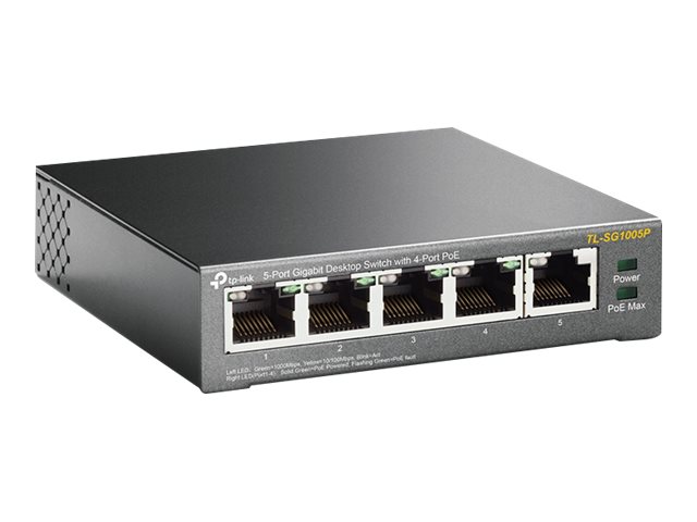 5-PORT GIGABIT DESKTOP SWITCH - + 1 x 10/100/1000 - Desktop - PoE (56 W)