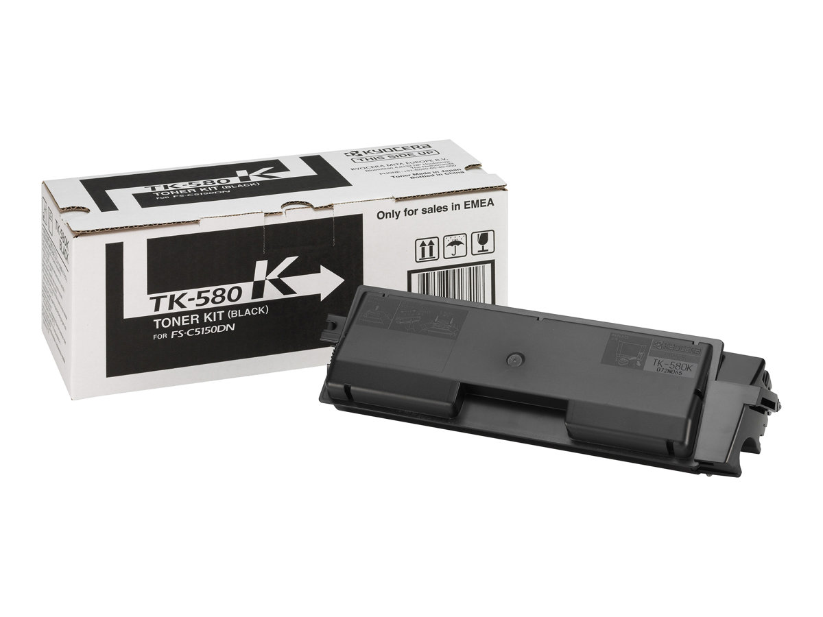 Toner TK-580K schwarz - für ECOSYS P6021cdn - P6021cdn/KL3; FS-C5150DN - C5150DN/KL3 Toner TK-580K schwarz - für ECOSYS P6021cdn - P6021cdn/KL3; FS-C5150DN - C5150DN/KL3