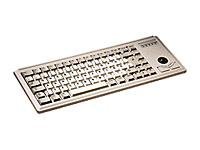 Tastatur G84-4400LPBDE-0 mit Trackball 2xPS/2 - QWERTZ - Deutsch - Hellgrau