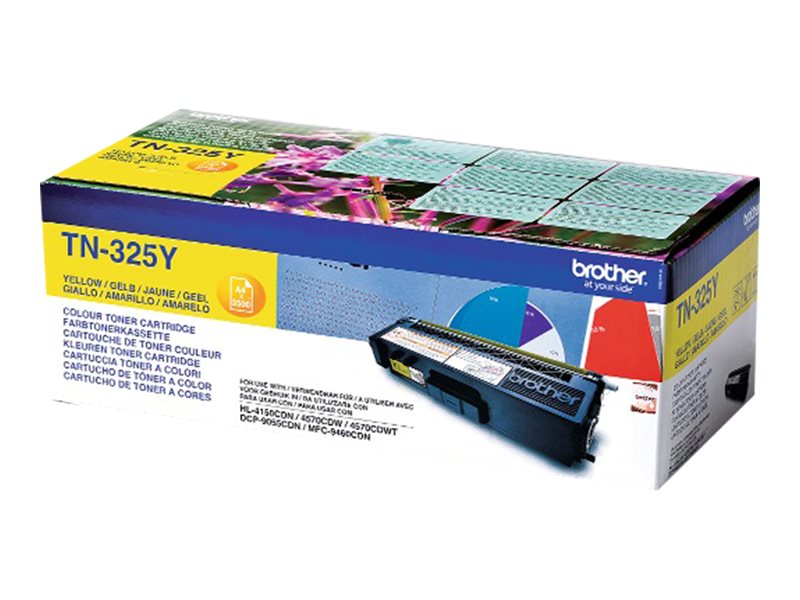 Brother TN325Y - Gelb - Original - Tonerpatrone - für Brother DCP-9055 - DCP-9270 - HL-4140 - HL-4150 - HL-4570 - MFC-9460 - MFC-9465 - MFC-9970 Brother TN325Y - Gelb - Original - Tonerpatrone - für Brother DCP-9055 - DCP-9270 - HL-4140 - HL-4150 - HL-4570 - MFC-9460 - MFC-9465 - MFC-9970
