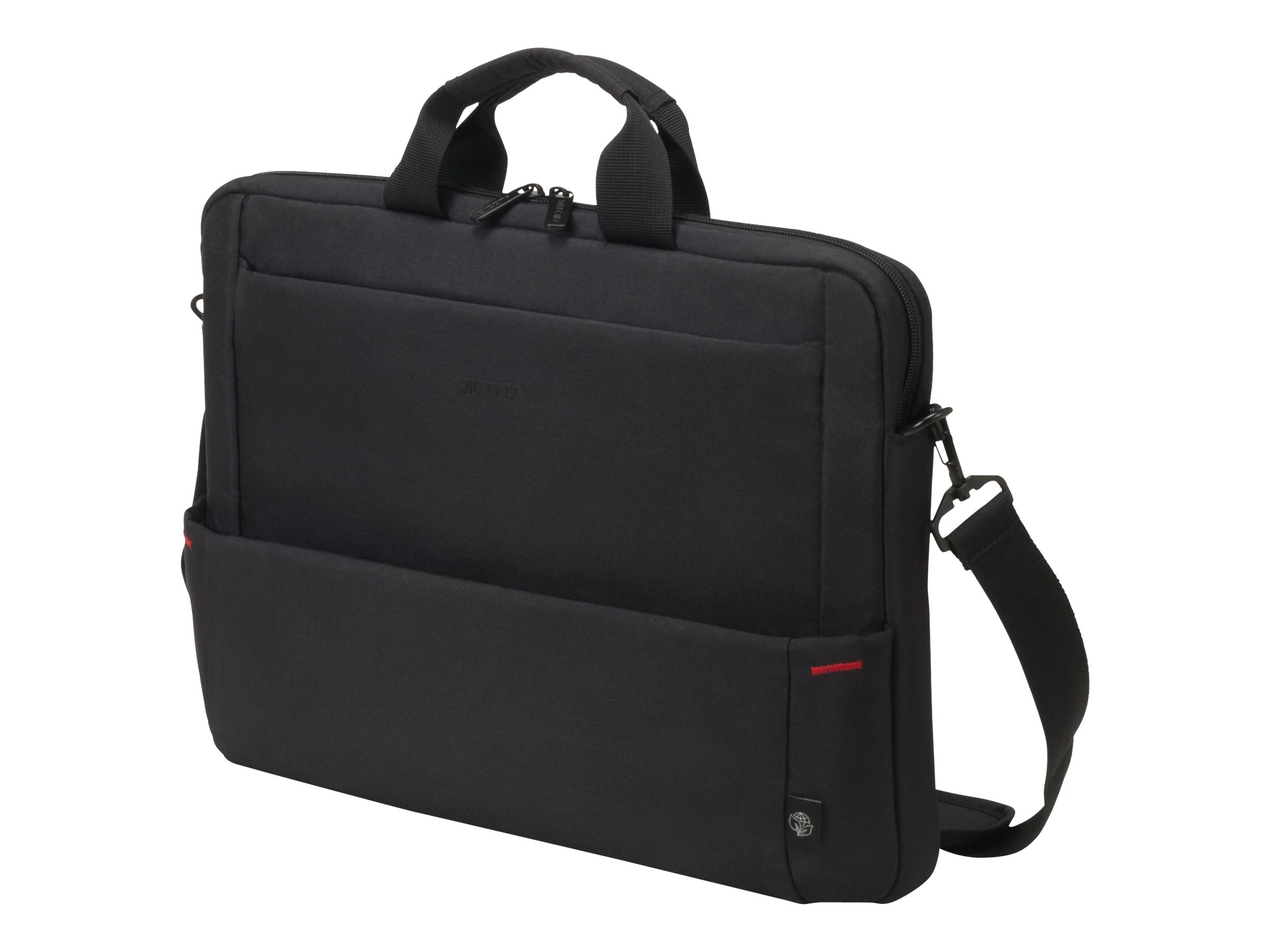 Dicota Eco Slim Case Plus BASE Notebook-Tasche 39,6 cm 13" bis 15,6 Zoll schwarz - 15.6" - Schwarz