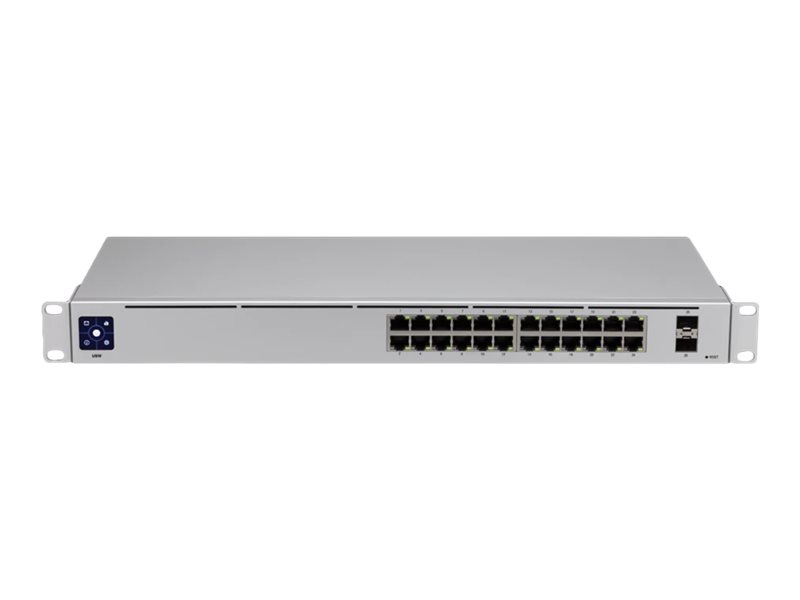 Ubiquiti UniFi Switch USW-24 - Switch - managed - 24 x 10/100/1000 + 2 x Gigabit SFP - an Rack montierbar - Desktop