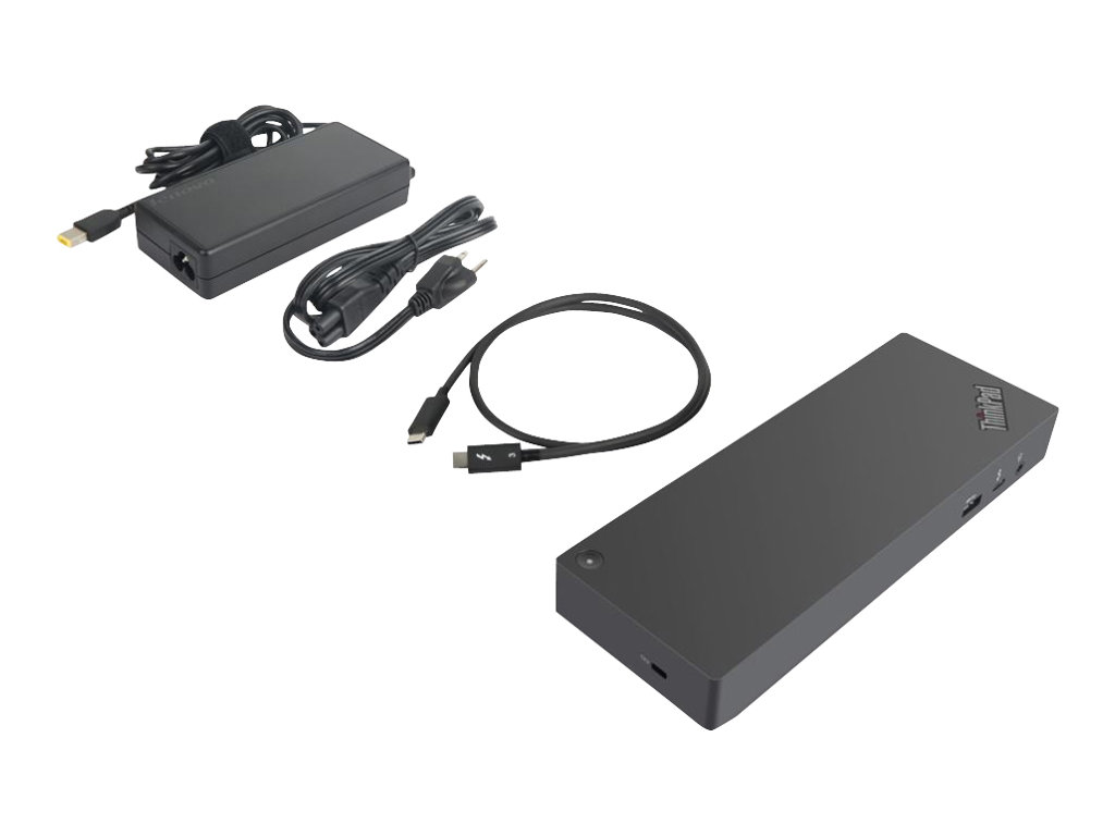 Lenovo Dock Gen 2, Verkabelt, Thunderbolt 3, 3,5 - Replicator - Thunderbolt 3 - 2 x DP - 2 x HDMI - Thunderbolt - 1GbE - 135 Watt - Europa Lenovo Dock Gen 2, Verkabelt, Thunderbolt 3, 3,5 - Replicator - Thunderbolt 3 - 2 x DP - 2 x HDMI - Thunderbolt - 1GbE - 135 Watt - Europa