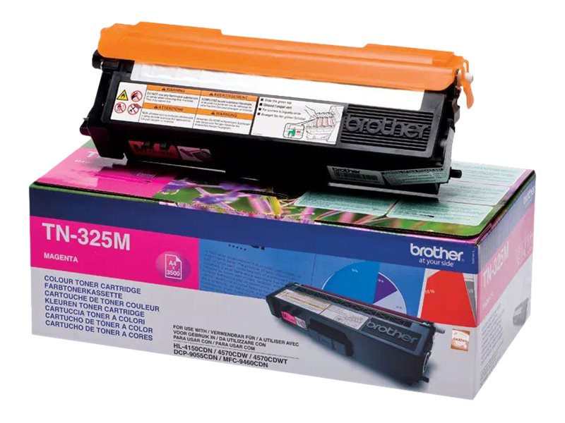 Brother TN325m - Magenta - Original - Tonerpatrone - für Brother DCP-9055 - DCP-9270 - HL-4140 - HL-4150 - HL-4570 - MFC-9460 - MFC-9465 - MFC-9970 Brother TN325m - Magenta - Original - Tonerpatrone - für Brother DCP-9055 - DCP-9270 - HL-4140 - HL-4150 - HL-4570 - MFC-9460 - MFC-9465 - MFC-9970