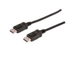 DIGITUS DisplayPort Anschlusskabel - zu DisplayPort (M) - 3 m - geformt - Schwarz DIGITUS DisplayPort Anschlusskabel - zu DisplayPort (M) - 3 m - geformt - Schwarz