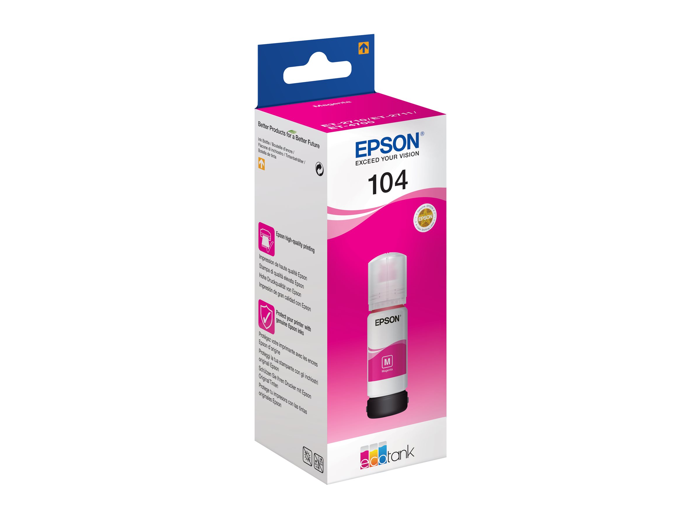 Epson EcoTank 104 - 65 ml - Magenta - original - Tintenbehälter Epson EcoTank 104 - 65 ml - Magenta - original - Tintenbehälter