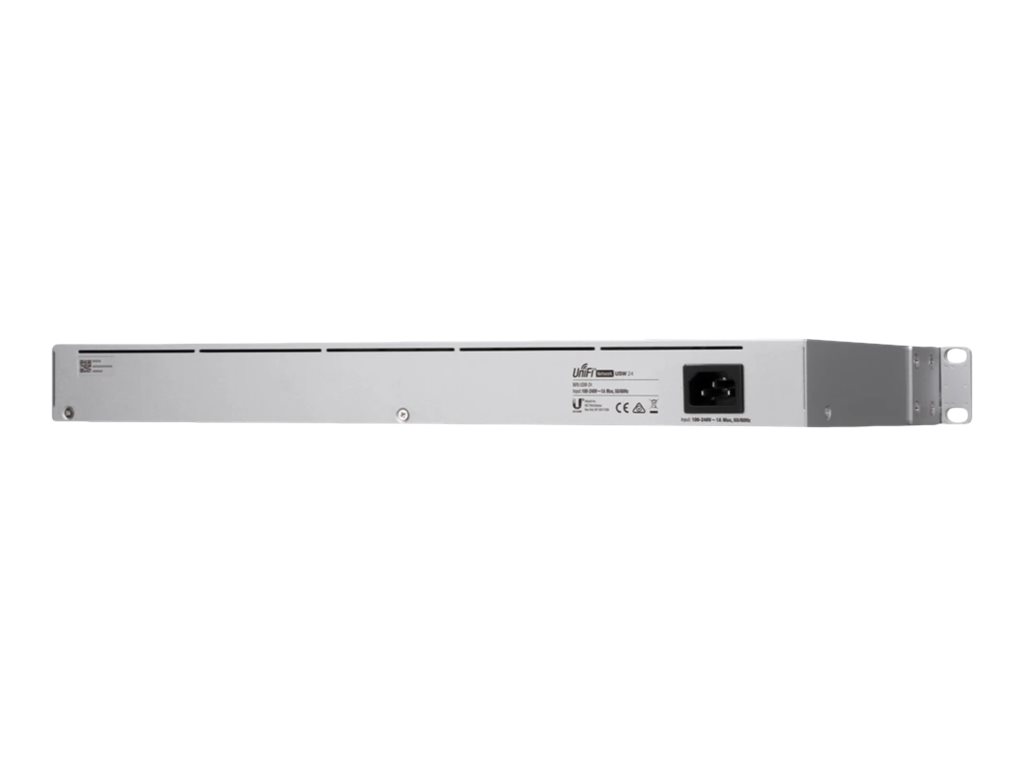Ubiquiti UniFi Switch USW-24 - Switch - managed - 24 x 10/100/1000 + 2 x Gigabit SFP - an Rack montierbar - Desktop