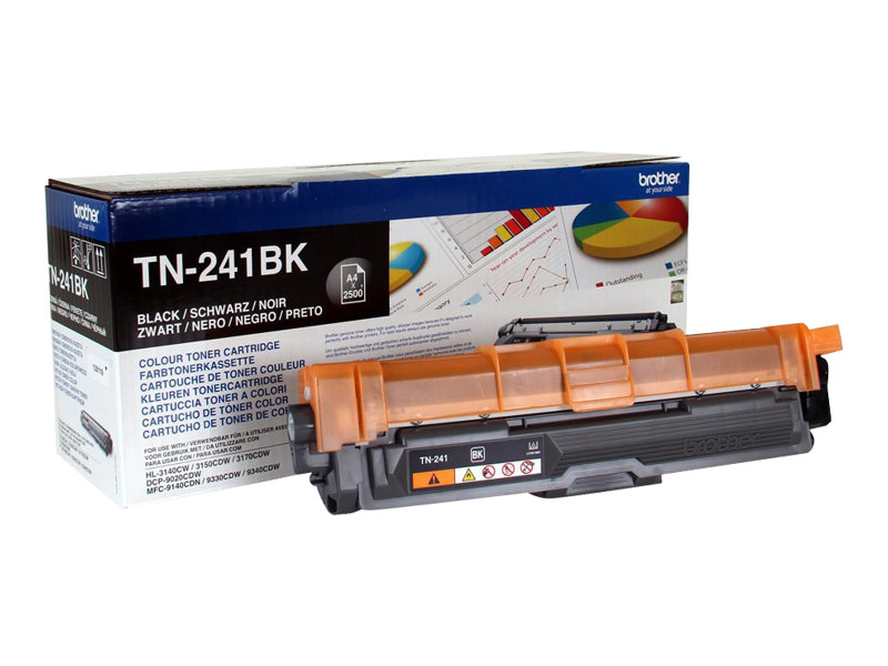 Brother TN241BK - Schwarz - Original - Tonerpatrone - für Brother DCP-9015 - DCP-9020 - HL-3140 - HL-3150 - HL-3170 - MFC-9140 - MFC-9330 - MFC-9340 Brother TN241BK - Schwarz - Original - Tonerpatrone - für Brother DCP-9015 - DCP-9020 - HL-3140 - HL-3150 - HL-3170 - MFC-9140 - MFC-9330 - MFC-9340