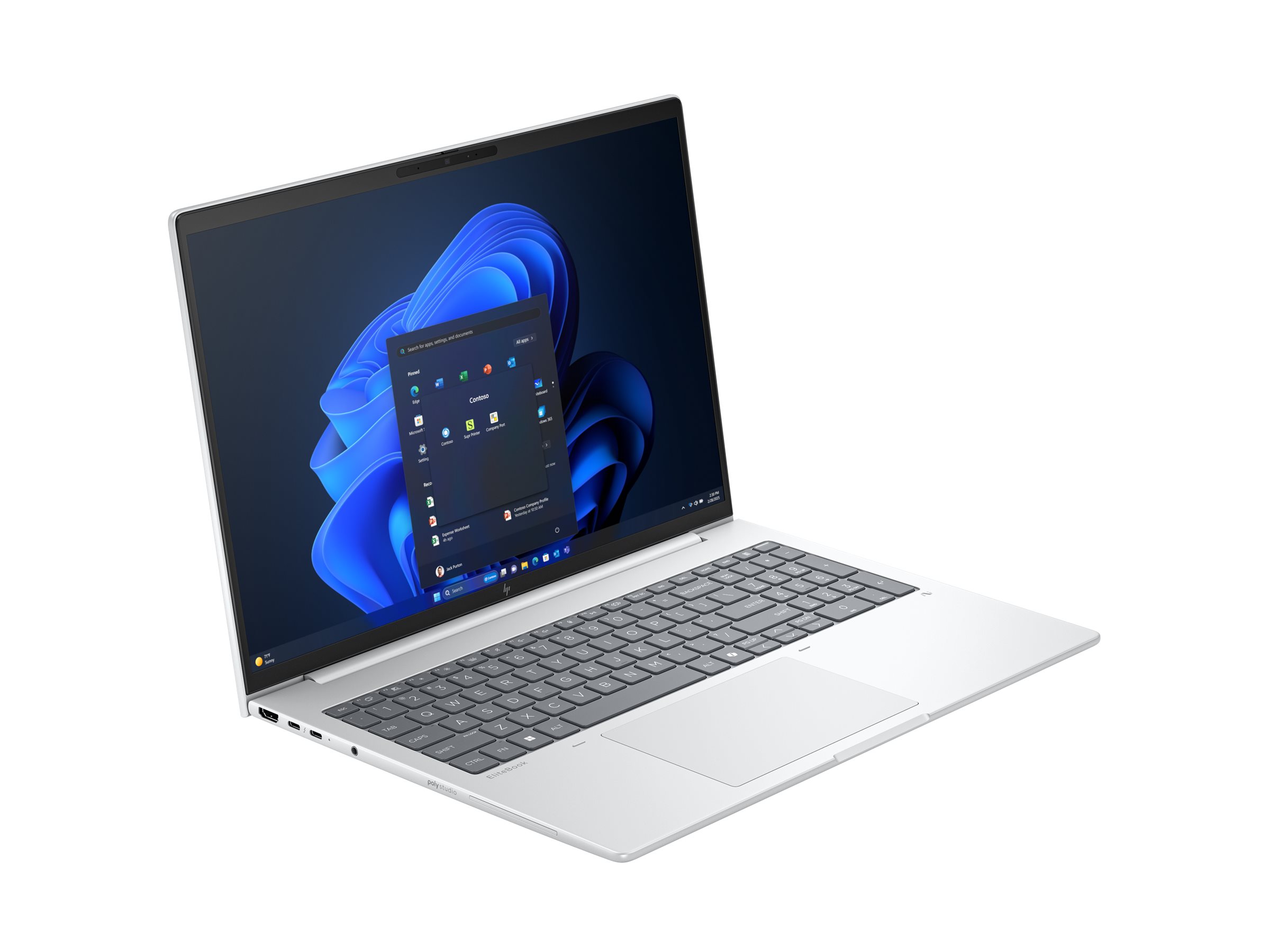 HP EliteBook 8 G1i Notebook Next Gen AI - - IPS HP SureView 5 1920 x 1200 - Wi-Fi 7 - Bluetooth - 5G - Gletscher Silber Aluminium - kbd: Deutsch - mit HP 3 Jahre Offsite Notebook-Hardware-Support