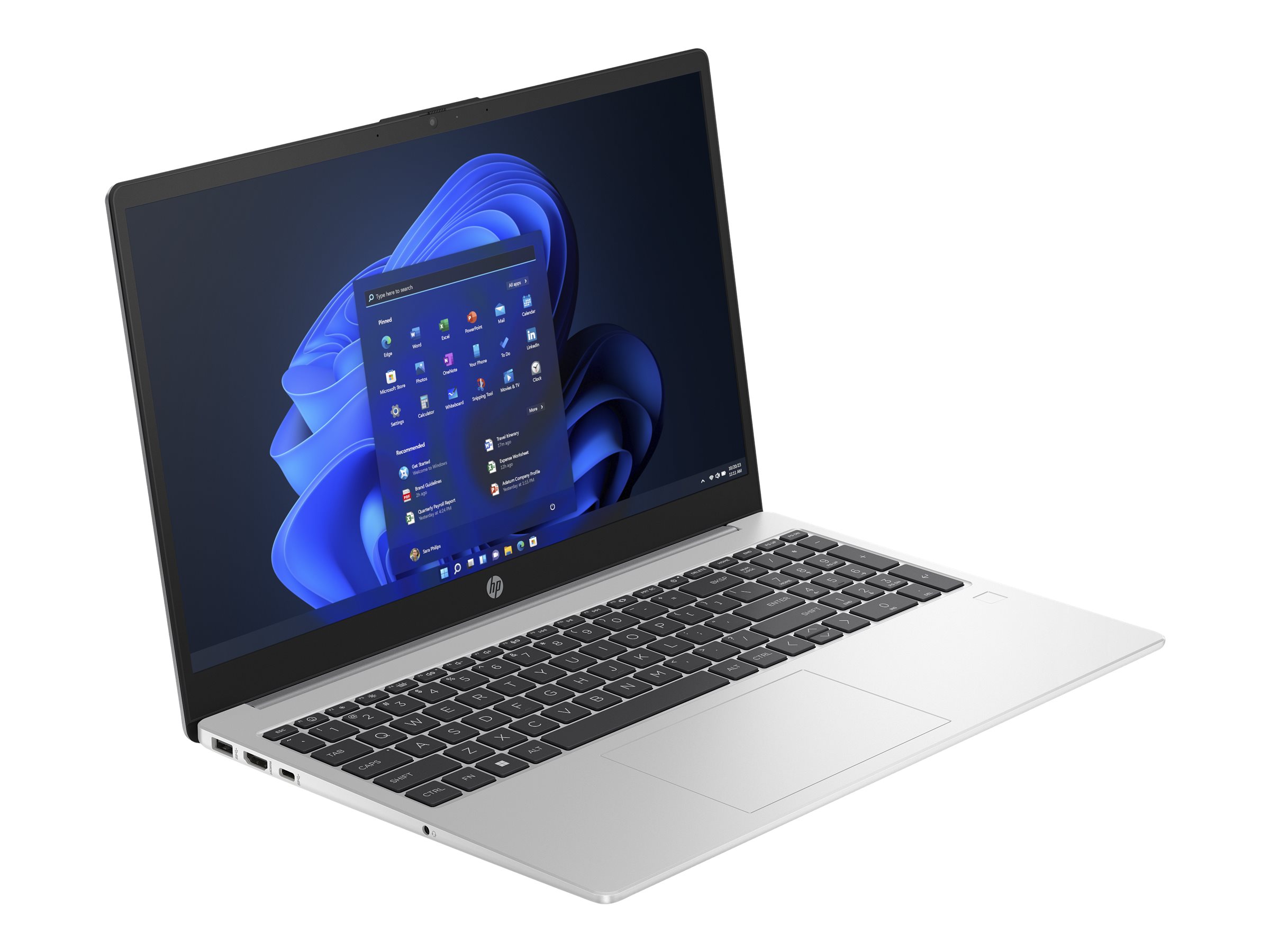 HP 255 G10 Ryzen 5 7530U 2 GHz 16/512 GB 39,6 cm (15,6") Win 11 Pro silber - IPS 1920 x 1080 (Full HD) - Wi-Fi 6 - Bluetooth - kbd: Deutsch