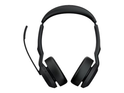 Jabra Evolve2 55 UC Stereo, Kabellos - Bluetooth - kabellos - aktive Rauschunterdrückung - USB-A - Schwarz - optimiert für UC