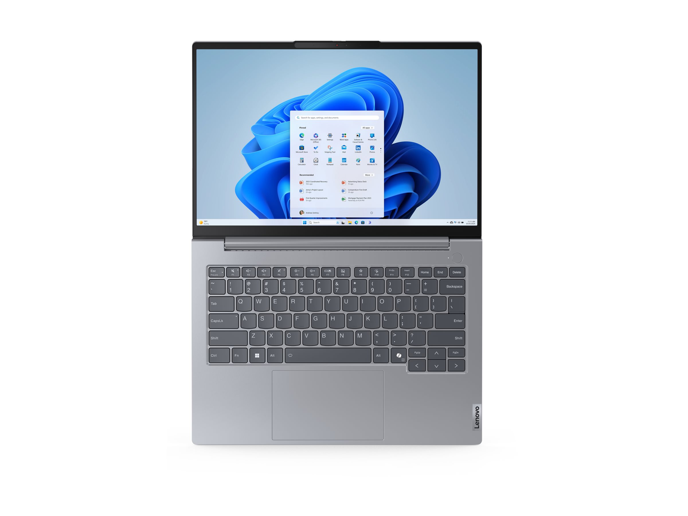 Lenovo ThinkBook 14 G7 ARP 21MV - 180°-Scharnierdesign - AMD Ryzen 5 7535HS / 3.3 GHz - Win 11 Pro - - IPS 1920 x 1200 - Wi-Fi 6E - Bluetooth - Arctic Grey - kbd: Deutsch - mit 1 Jahr Lenovo Premier Support Lenovo ThinkBook 14 G7 ARP 21MV - 180°-Scharnierdesign - AMD Ryzen 5 7535HS / 3.3 GHz - Win 11 Pro - - IPS 1920 x 1200 - Wi-Fi 6E - Bluetooth - Arctic Grey - kbd: Deutsch - mit 1 Jahr Lenovo Premier Support