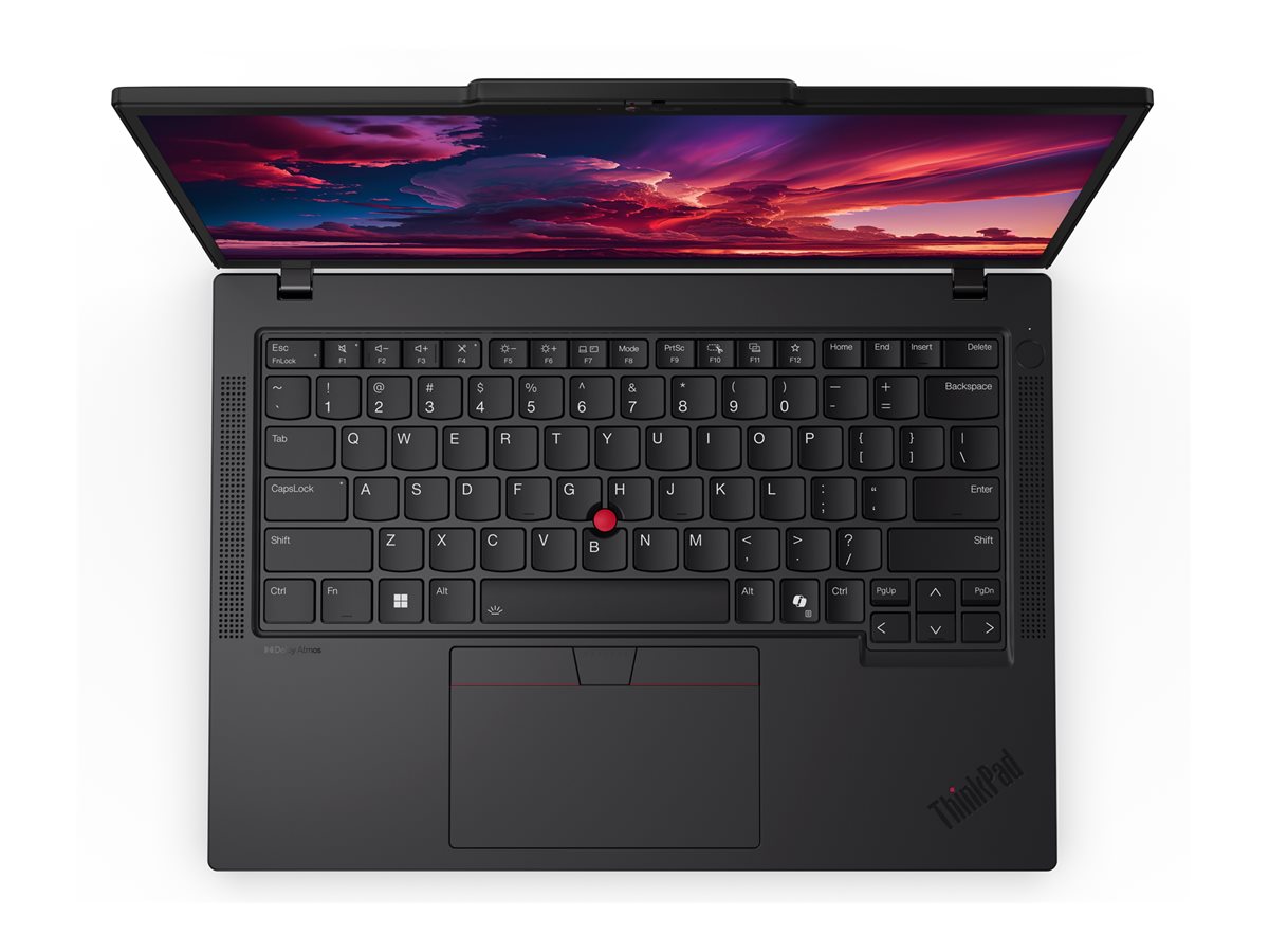 Lenovo ThinkPad P14s Gen 6 21QT - 180°-Scharnierdesign - Intel Core Ultra 7 265H / 2.2 GHz - vPro En - IPS 2560 x 1600 (WQXGA) @ 90 Hz - Wi-Fi 7 - Bluetooth - Schwarz - kbd: Deutsch - mit 1 Jahr Lenovo Premier Support - CO2-Ausgleich 0,5 Tonnen (2. Gener…