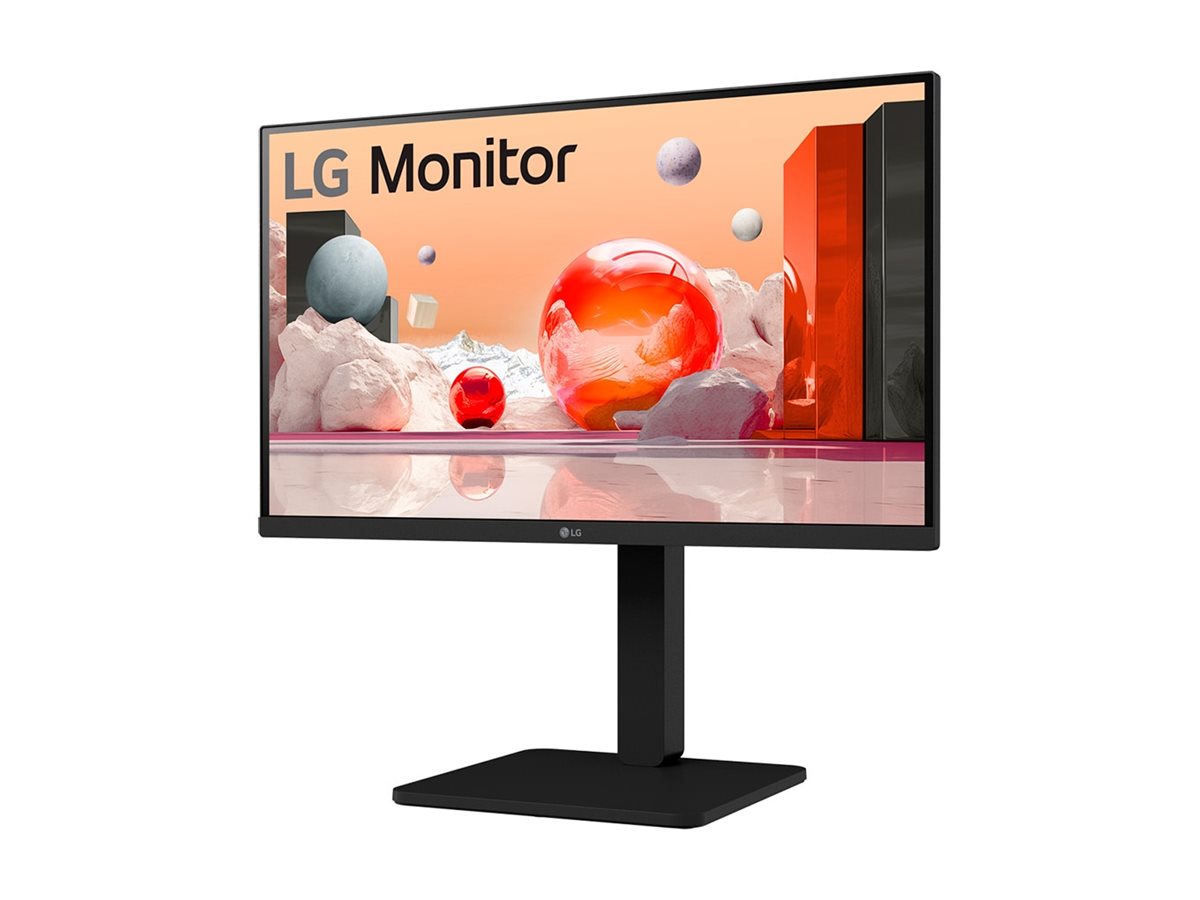 LG 24BA560-B - LED-Monitor - 61 cm (24") (23.8" - 1920 x 1080 Full HD (1080p) @ 100 Hz - IPS - 250 cd/m² - 1300:1 - 5 ms - HDMI - VGA - DisplayPort - Lautsprecher