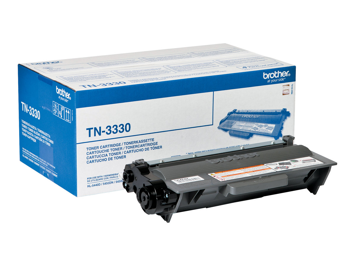 Toner TN-3330 schwarz f. HL-54/61 ca. 3000 Seiten - für Brother DCP-8110 - 8150 - 8155 - 8250 - HL-5440 - 5450 - 5470 - 6180 - MFC-8510 - 8520 - 8710 - 8950