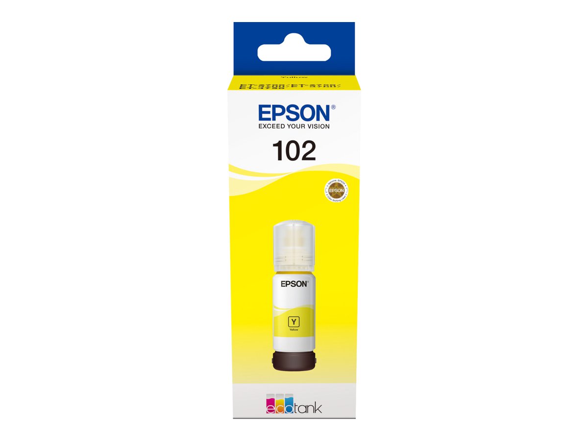 Epson EcoTank 102 - 70 ml - Gelb - original - - für EcoTank ET-15000 - 2750 - 2751 - 2756 - 2850 - 2851 - 2856 - 2955 - 3850 - 4750 - 4850 - 4856 - 4951