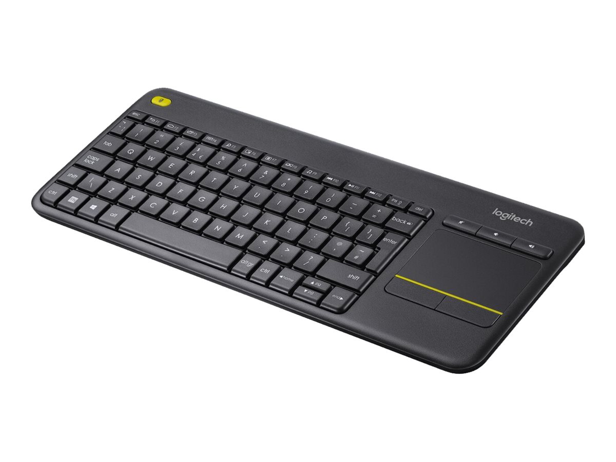 Tastatur K400 wireless - kabellos - 2.4 GHz - Deutsch - Schwarz